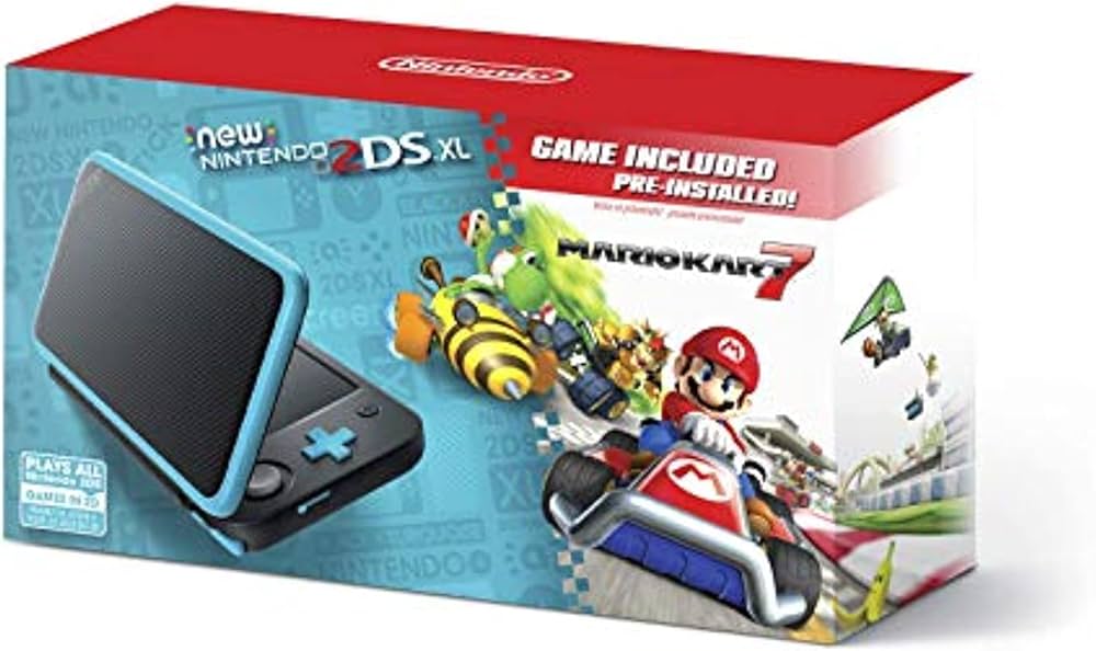 ニンテンドー3DS/2DS ? Amazon.com: New Nintendo 2DS XL - Black + Turquoise With Mario